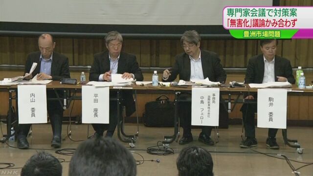 東京都 豊洲市場を安全にするための案を専門家が説明