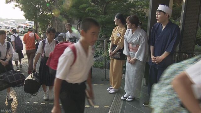 福岡県 雨の被害があった旅館にまた泊まれるようになる