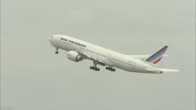 エールフランスの飛行機「北朝鮮の近くを飛ばない」