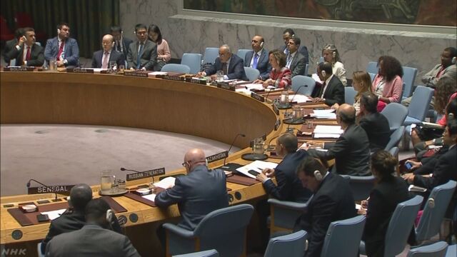 国連が北朝鮮にミサイルの発射をやめるように言う