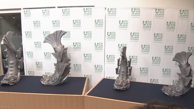 地震で壊れた熊本城 新しい「しゃちほこ」ができる