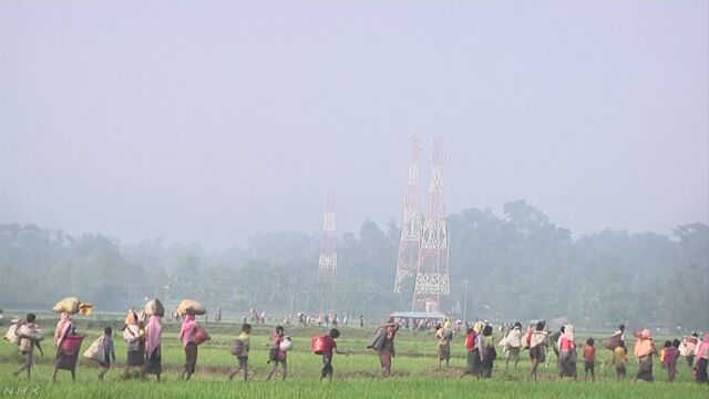 「ロヒンギャ12万人がミャンマーから隣の国に逃げている」