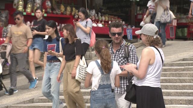 日本に旅行に来た外国人 今年はもう2000万人以上