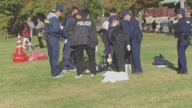 岐阜県のイベントでドローンが落ちて6人がけがをする