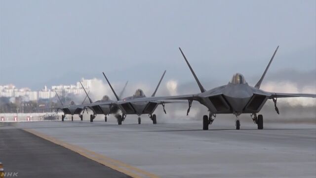 アメリカと韓国の軍が一緒に訓練を始める