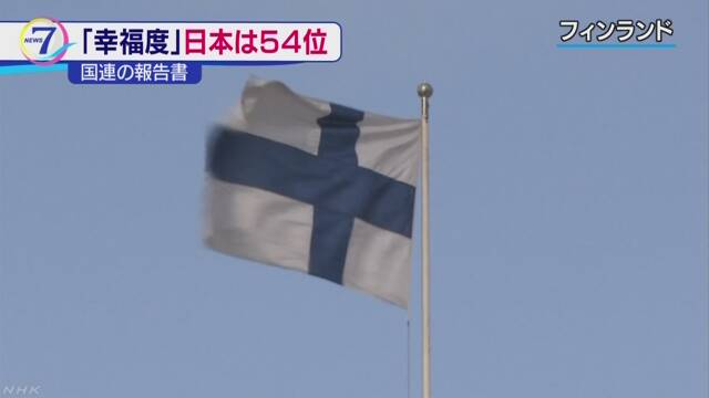 「幸せな国」1番はフィンランド 日本は54番