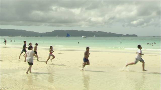 フィリピンの島 海をきれいにするため半年旅行できない