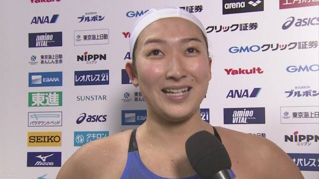 水泳の池江璃花子選手が4つの種目で日本記録を作る