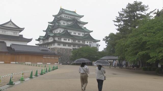 名古屋城 天守閣の中に入ることができなくなる