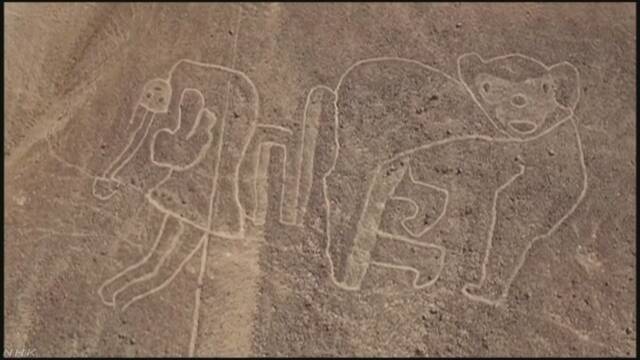 ペルーのナスカの近くで25以上の地上絵が見つかる