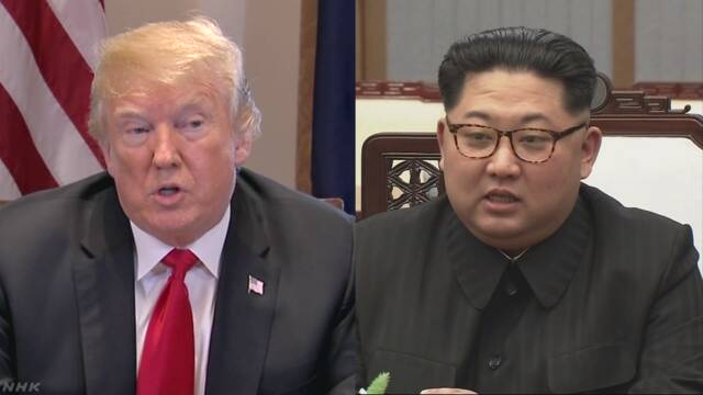 アメリカと北朝鮮のトップがシンガポールに着く
