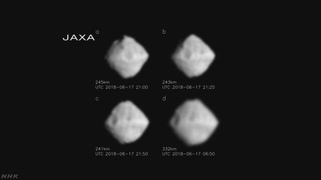 「はやぶさ2」が小さい星の写真を撮る