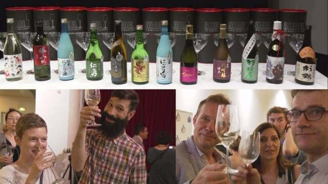 フランスでワインの専門家が味や香りがいい日本酒を選ぶ