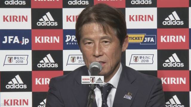 サッカーの日本代表の西野監督は7月でやめる