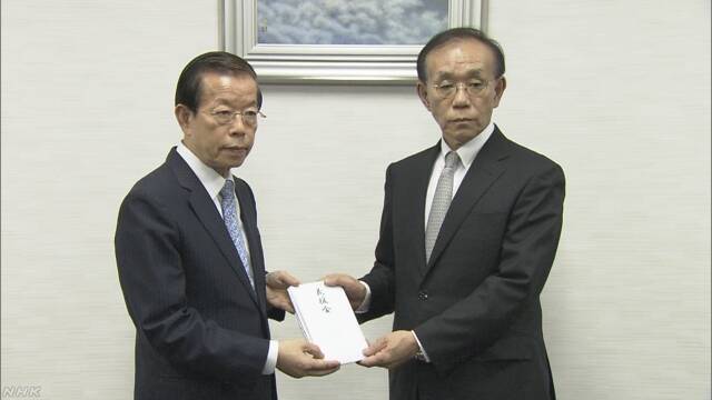 雨で被害があったまちのために台湾から2000万円の寄付
