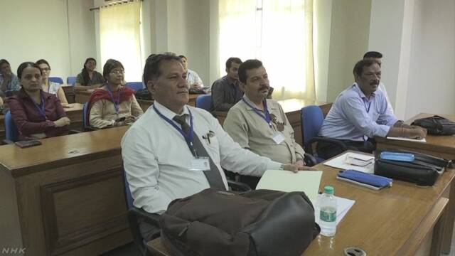 インド 日本語の先生を育てるためのコースが大学にできる