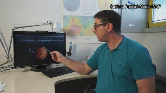 イタリアの研究グループ「火星に水がある」
