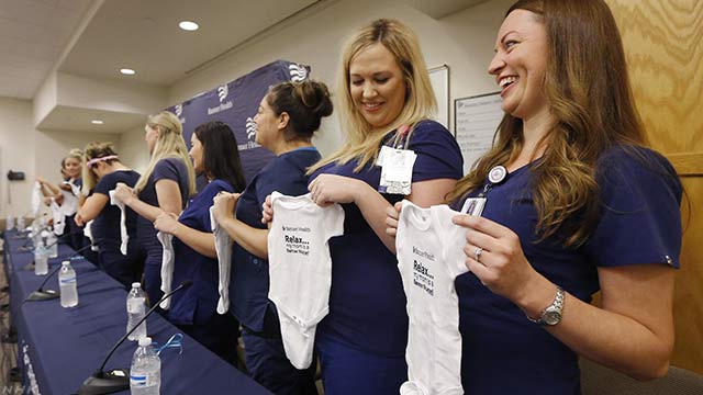 アメリカの病院の看護師16人が続けて妊娠する
