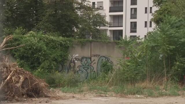ドイツ 残っていたベルリンの壁の一部が見つかる