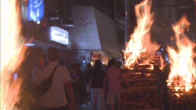 「吉田の火祭り」 富士山の登山の季節がもうすぐ終わる