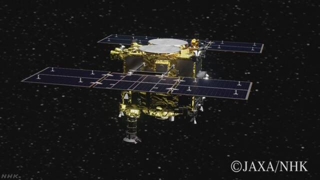 宇宙で動く「はやぶさ2」の立体の映像を作る技術