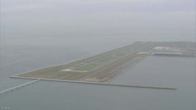 関西空港 国内線の一部の飛行機が飛び始める