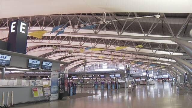 関西空港 国際線の飛行機も飛び始める