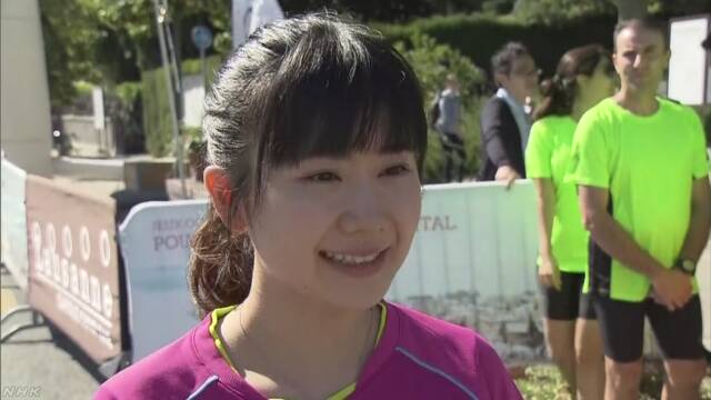 卓球の福原愛さん「選手をやめます」