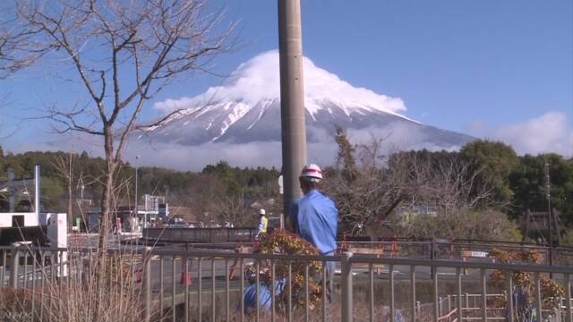電柱がなくなって富士山が前よりきれいに見える