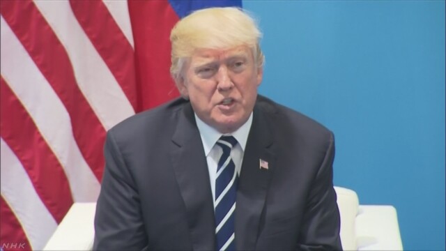 トランプ大統領 5月に日本に来て新しい天皇と会う予定